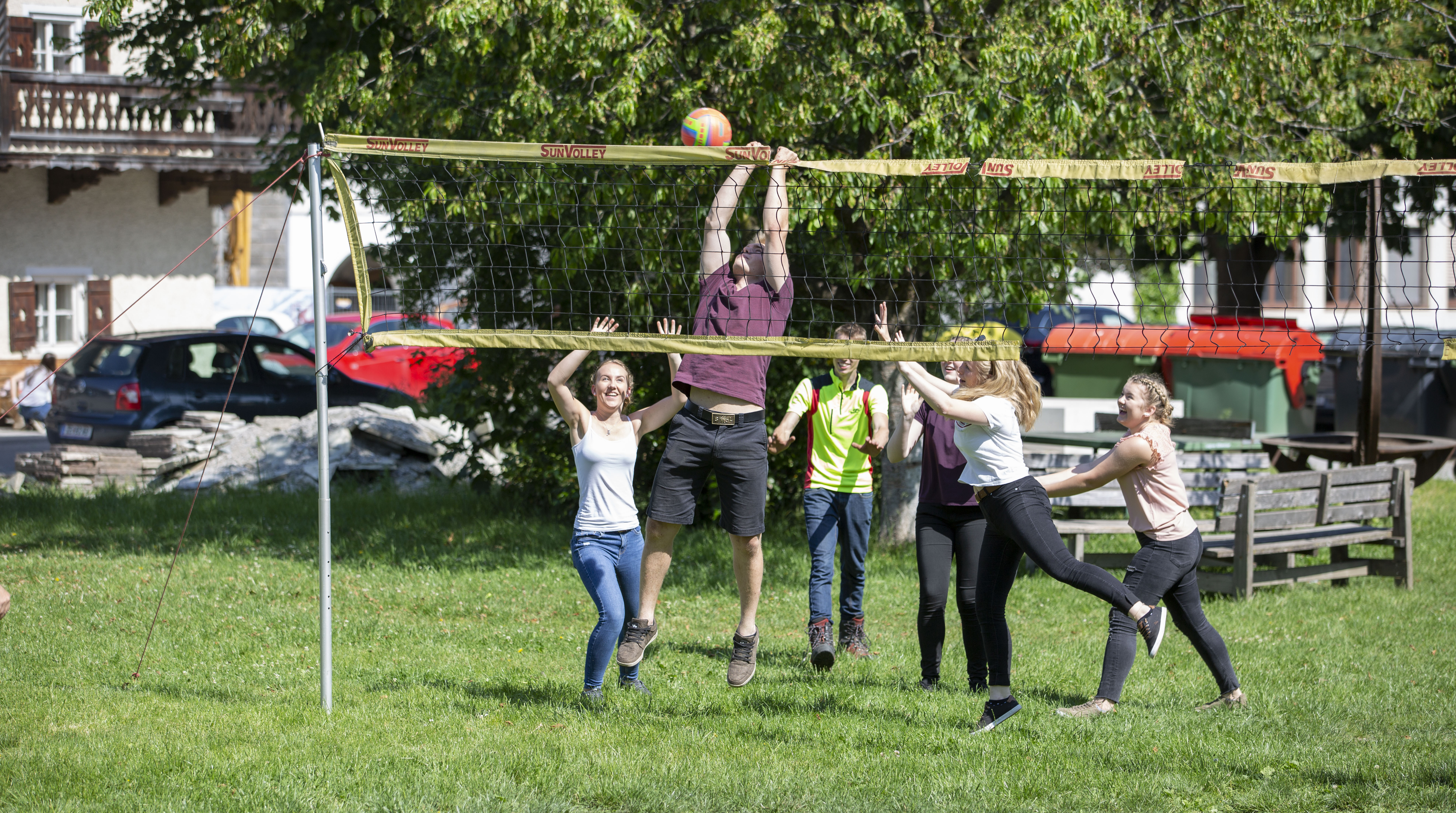 Volleyball spielen